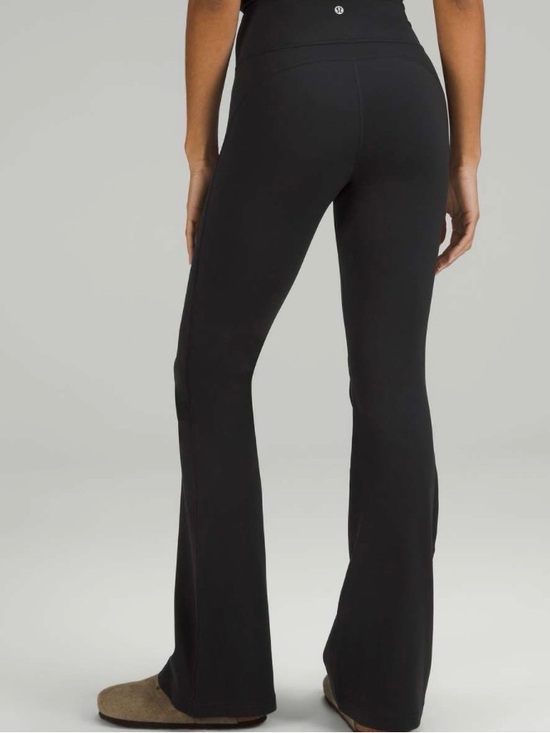 lululemon athletica Pants - Lululemon Groove Super High Rise Flared Pant Nulu Black Size 2 Yoga Leggings